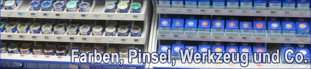 Farben, Pinsel, Werkzeug und Co.