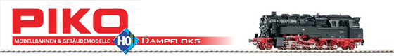 Piko Spur H0 Wechselstrom Dampfloks