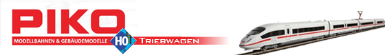 Piko Spur H0 Gleichstrom Triebwagen