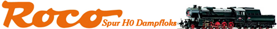 Roco Spur H0 Gleichstrom Dampfloks