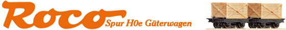 Roco Spur H0e Güterwagen